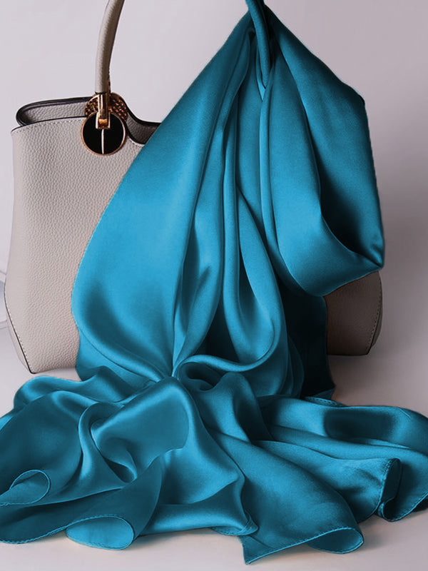SilkSilky-NL Scarf Koningsblauw 001