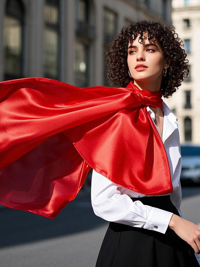 SilkSilky-NL Scarf Rode 003