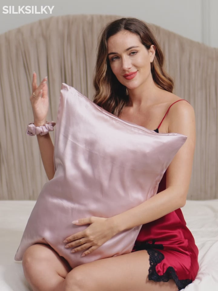 SilkSilky-NL 30Momme Pure Silk Pillowcase-video-001
