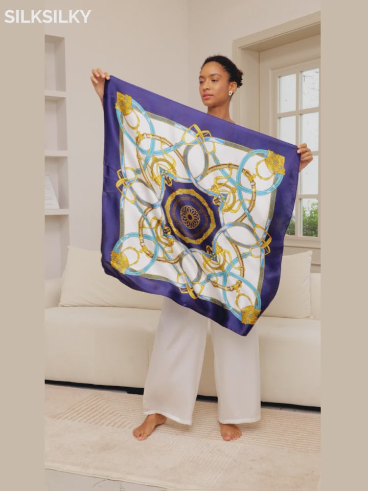SilkSilky-NL Pure Silk Scarf-video-001
