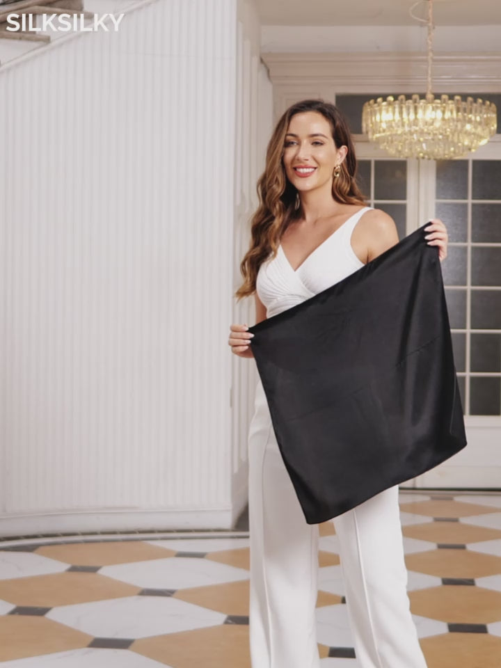 SilkSilky-NL Pure Silk Scarf-video-001