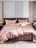 SilkSilky NL 22Momme Pure Silk Bedding Set BleekMauve 002