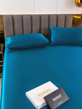 [Koningsblauw] SilkSilky-NL 19Momme Bedding Set 005