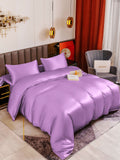 SilkSilky NL 19Momme Pure Silk Bedding Set Lavendel 001