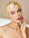 SilkSilky NL Pure Silk Sleep Cap Champagne 001