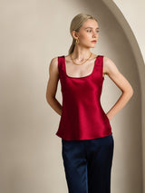 [Wijn] SilkSilky-NL Sleeveless Cami-Top 003