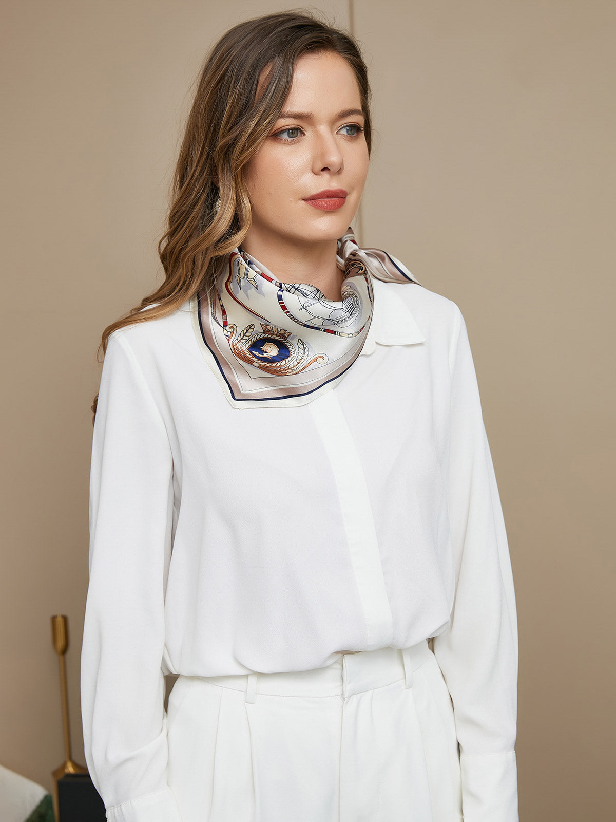 [P043] SilkSilky-NL Pure Silk Scarf 003