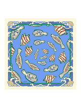 [Blauwe Vis] SilkSilky-NL Scarf 001