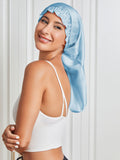 SilkSilky NL Pure Silk Sleep Cap Lichtblauw 004