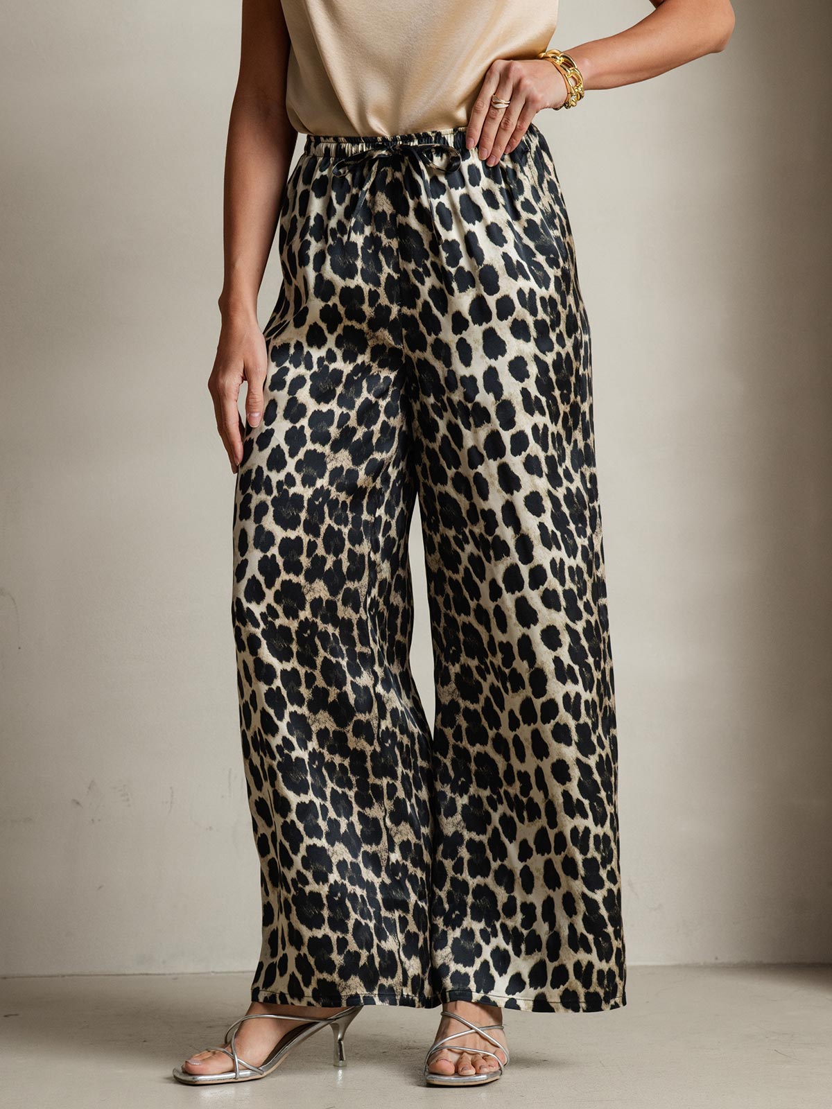 [Leopard] SilkSilky-NL Womens Pants 006