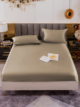 [Khaki] SilkSilky-NL 19Momme Bedding Set 002