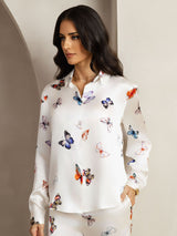 [Witte Vlinder] SilkSilky-NL 19Momme Zijde Kraag Women''s Outfit Sets 004
