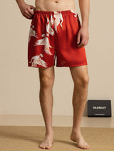 [Wijn] SilkSilky-NL 19Momme Mens Sleep Bottoms 003