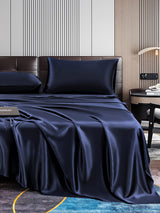 [Donkerblauw] SilkSilky-NL 22Momme Bedding Set 006,