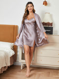 SilkSilky-NL-Pure-Silk-Lange-Mouw-Nightgown&Robe-Set-Grijs-003