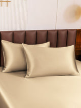 [Beige] SilkSilky-NL 19Momme Pillowcase 001