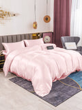 SilkSilky NL 19Momme Pure Silk Bedding Set Roze 001