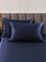 [Donkerblauw] SilkSilky-NL 30Momme Pillowcase 001