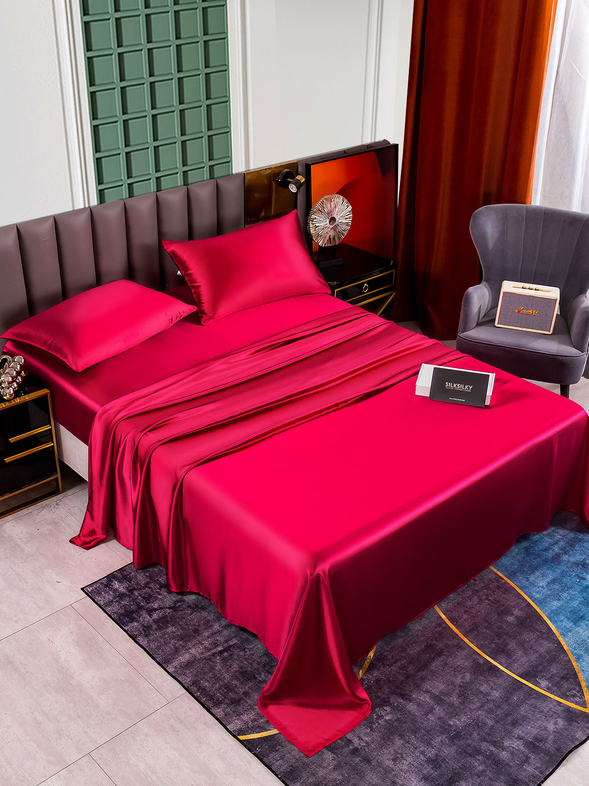 [Wijn] SilkSilky-NL 25Momme Bedding Set 006