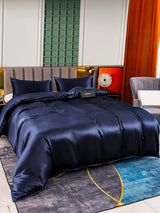 [Donkerblauw] SilkSilky-NL 25Momme Bedding Set 004