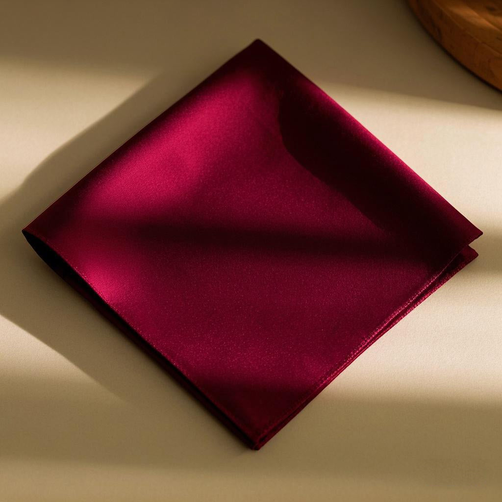 [Donkerrood] SilkSilky-NL Scarf 004