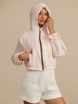 [Roze] SilkSilky-NL 18Momme Lange Mouw Hoge Hals Dames Bovenkleding 006