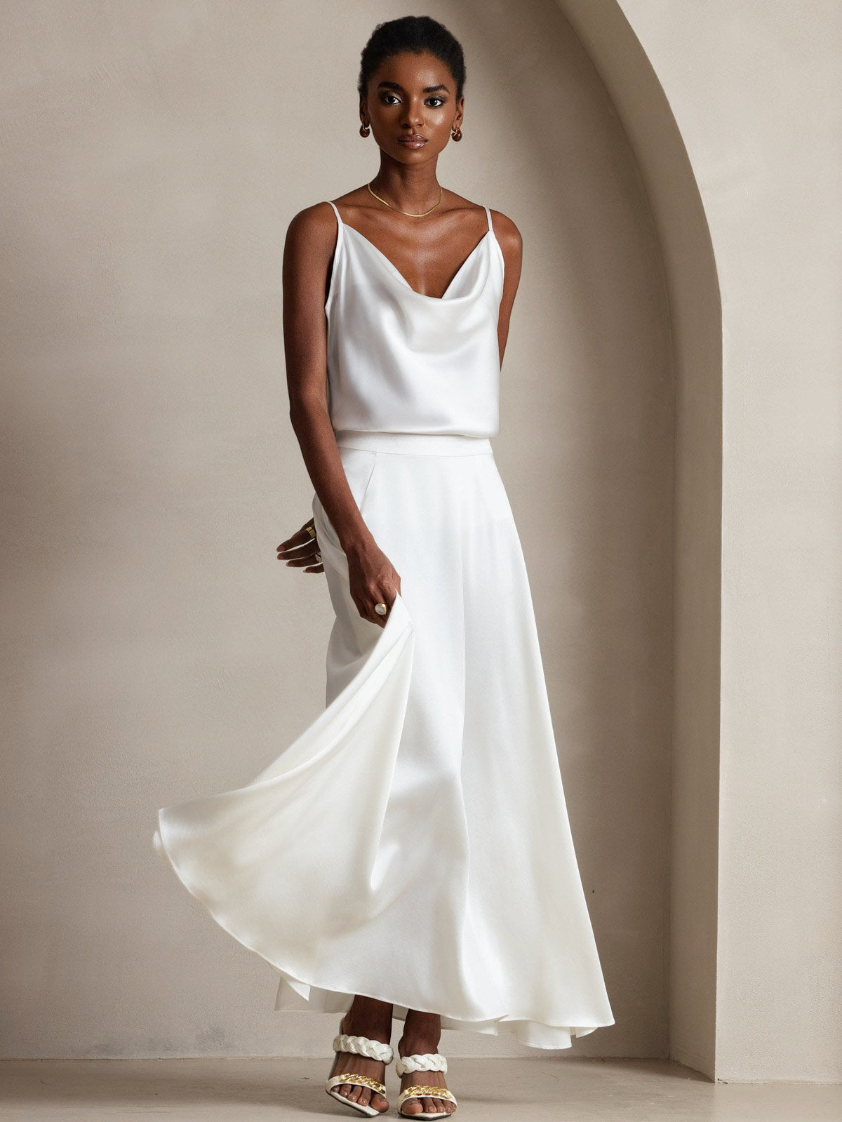 [Wit] SilkSilky-NL 19Momme Zijde Camisoles 007