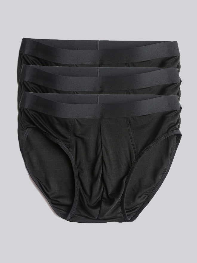 [Zwart] SilkSilky-NL Mens Underwear 006