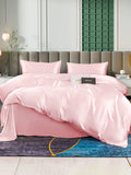 SilkSilky NL 25Momme Pure Silk Bedding Set Roze 001