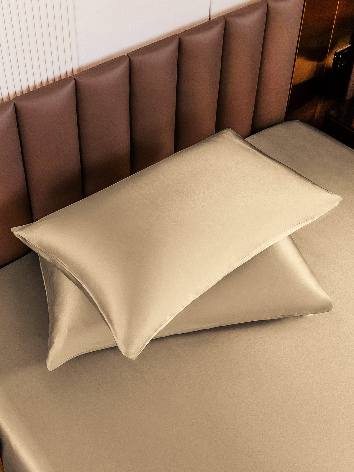 [Beige] SilkSilky-NL 22Momme Pure Silk Pillowcase 004