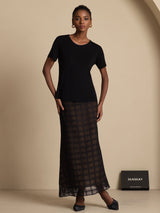 [Zwart] SilkSilky-NL Skirt 005