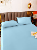 [Lichtblauw] SilkSilky-NL 19Momme Bedding Set 005