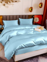 [Lichtblauw] SilkSilky-NL 19Momme Bedding Set 002