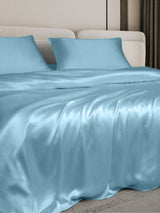 [Lichtblauw] SilkSilky-NL 19Momme Bedding Set 003