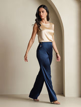 [Champagne] SilkSilky-NL Sleeveless Round Neck Cami-Top 007