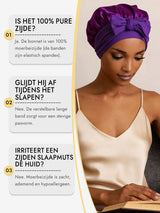 [Paars] SilkSilky-NL Slaapmutsen 006