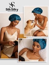 [Koningsblauw] SilkSilky-NL Slaapmutsen 005