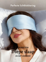 [Lichtblauw] SilkSilky-NL Oogmasker 003