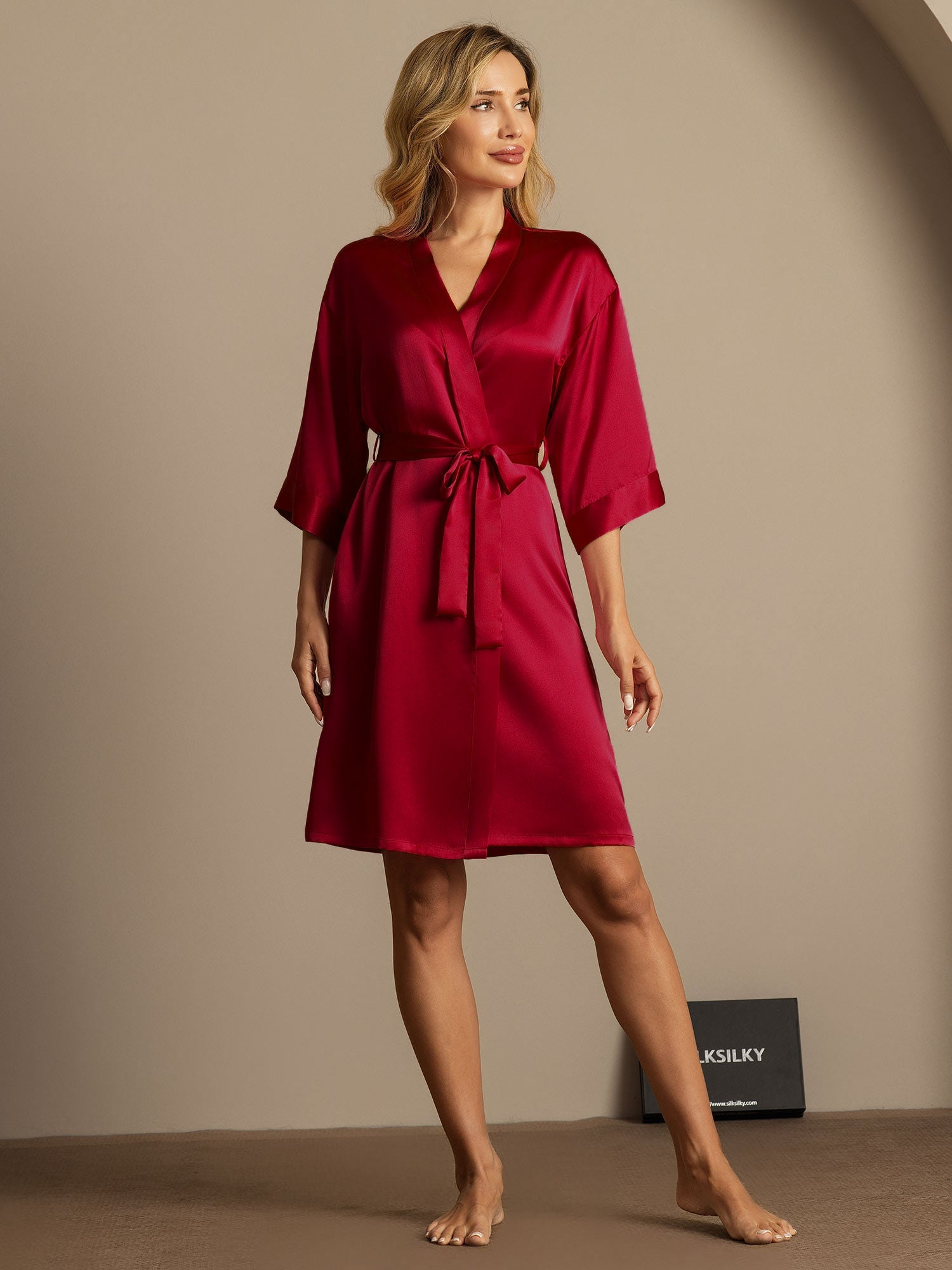 [Wijn] SilkSilky-NL Womens Robe 006,