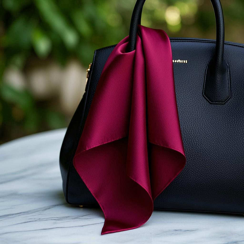 [Donkerrood] SilkSilky-NL Scarf 003