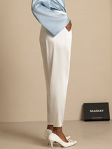 [Wit] SilkSilky-NL 19Momme Zijde Womens Pants 003