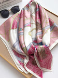 SilkSilky NL Pure Silk Scarf Roze 002