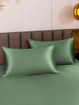 [Grijsachtig Groen] SilkSilky-NL 30Momme Pillowcase 001