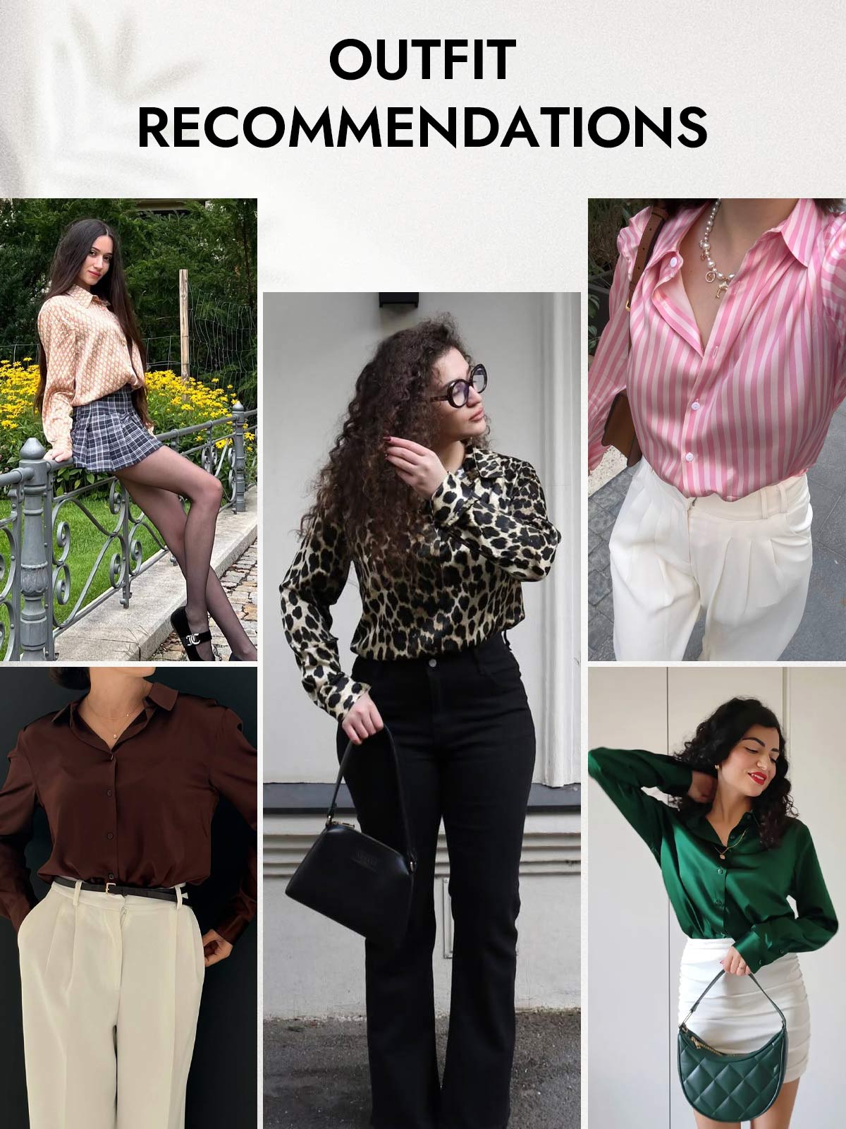 [Donkergroen] SilkSilky-NL Zijde Lange Mouw Kraag Dames Blouse 005