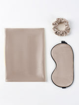 [Khaki] SilkSilky-NL 19Momme Pure Silk Pillowcase Set 003