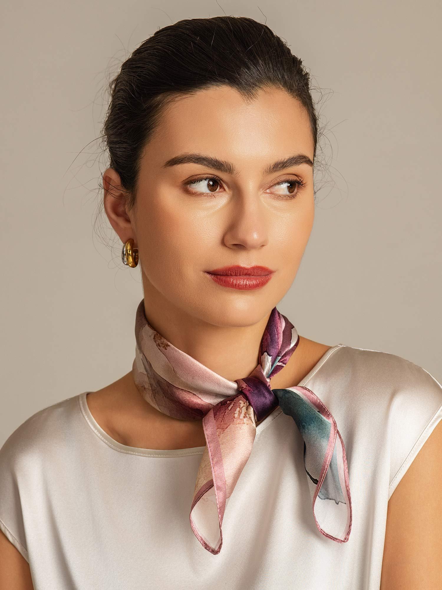 [P102] SilkSilky-NL Zijde Scarf 005,
