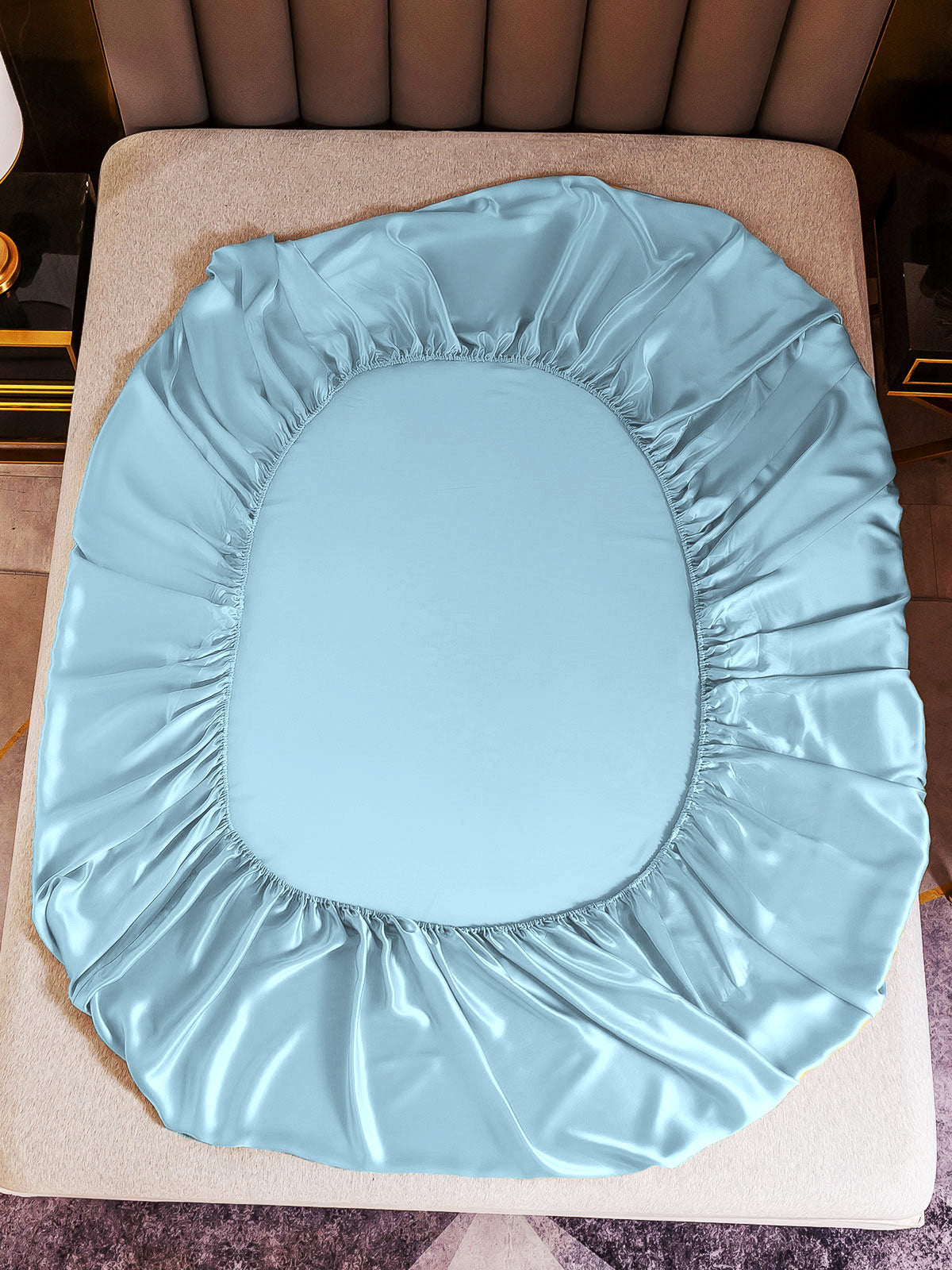 [Lichtblauw] SilkSilky-NL 19Momme Bedding Set 003