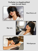 [Zwart] SilkSilky-NL Oogmasker 006