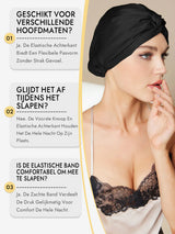[Zwart] SilkSilky-NL Slaapmutsen 008