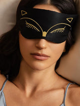 [Zwart] SilkSilky-NL Zijde Eye Mask 003